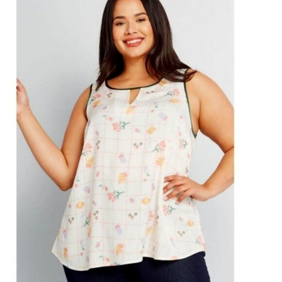ModCloth Do Right Darling Sleeveless Blouse Tank Boho 2X - Picture 1 of 7